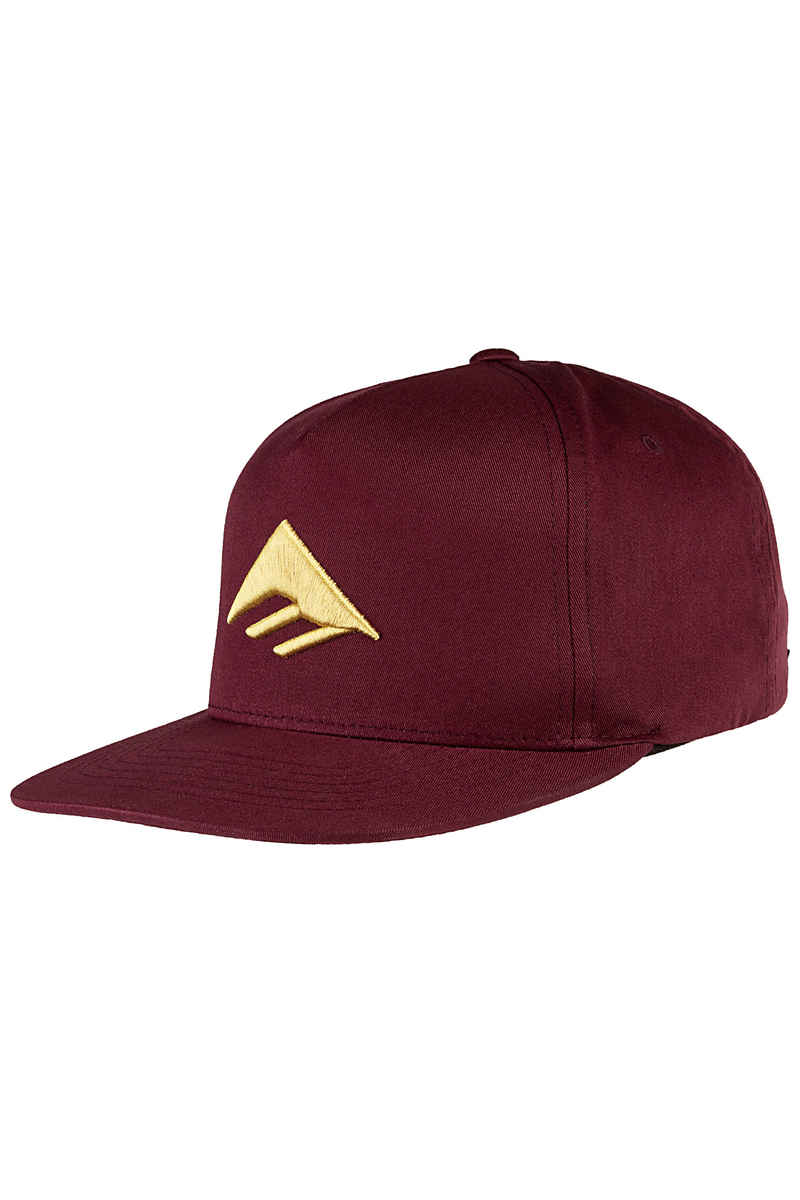Emerica Triangle Snapback Cap (burgundy)