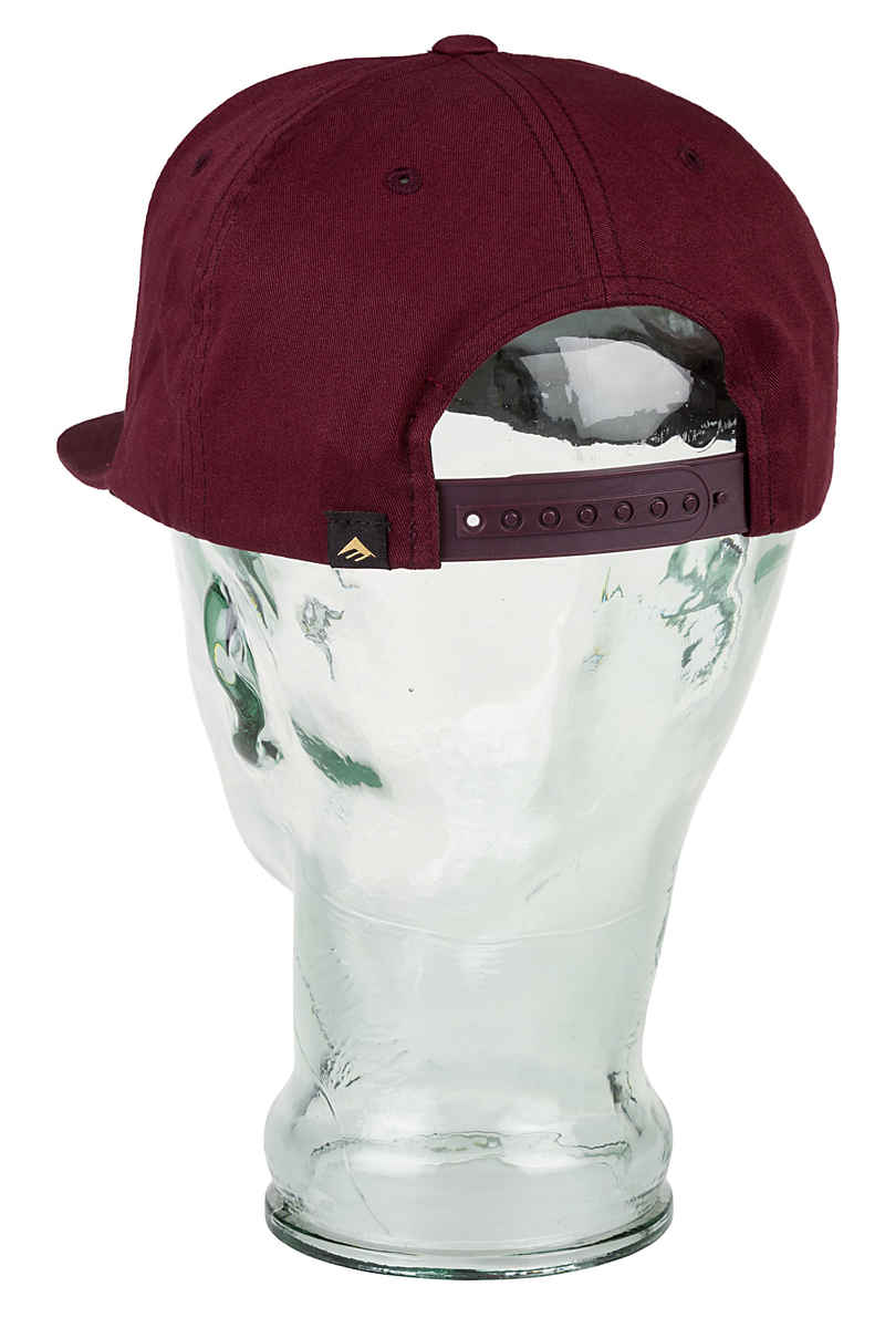 Emerica Triangle Snapback Cap (burgundy)