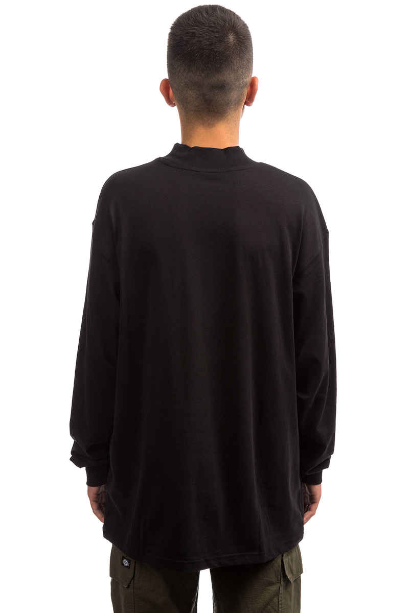 Carhartt WIP Highneck Script Embroidery Longsleeve (black white)