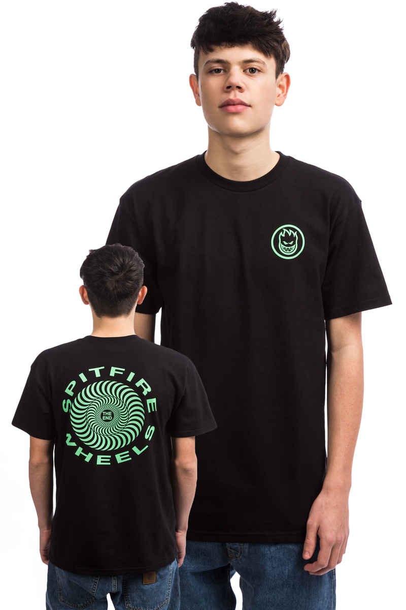 Spitfire Retro Classic Glow T-Shirt (black)
