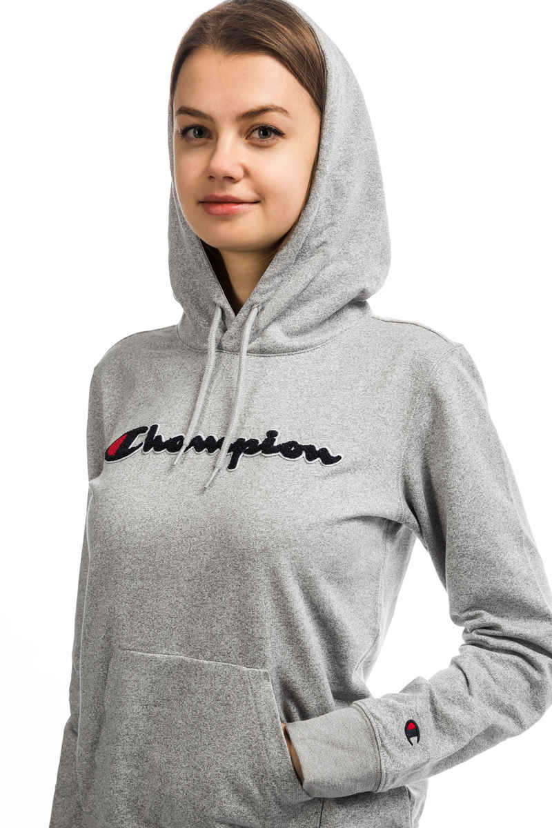 Champion New Combed Cotton Terry Hoodie women (grey)