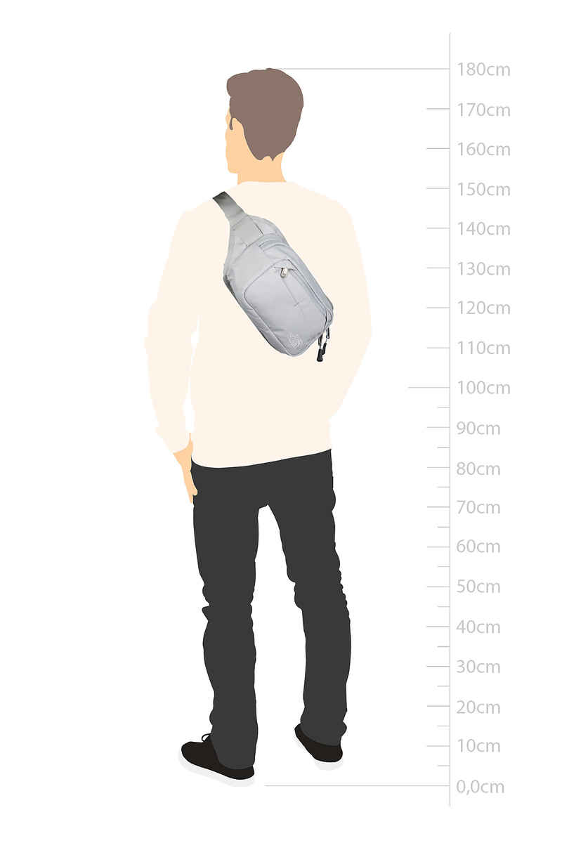 The North Face Bozer II Borsa (high rise grey)