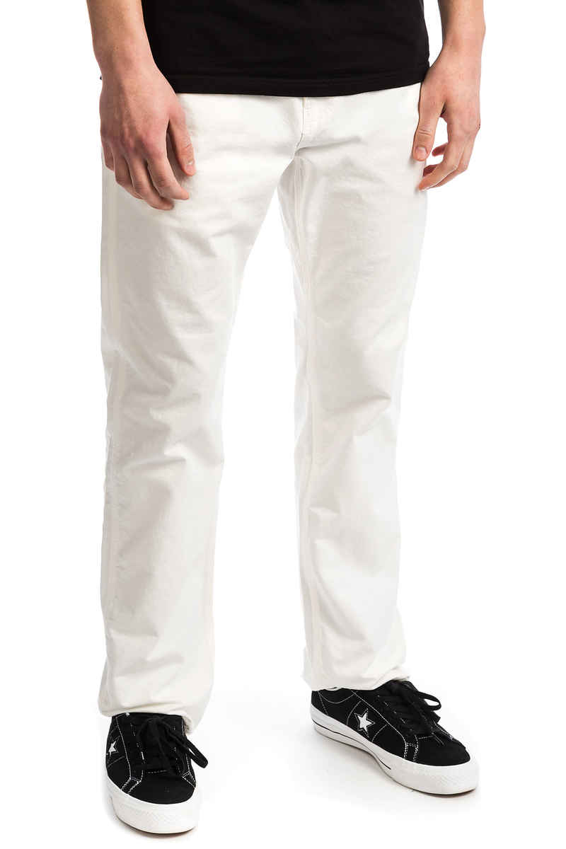 Carhartt WIP Chalk Pant Newcomb Broeken (off-white)