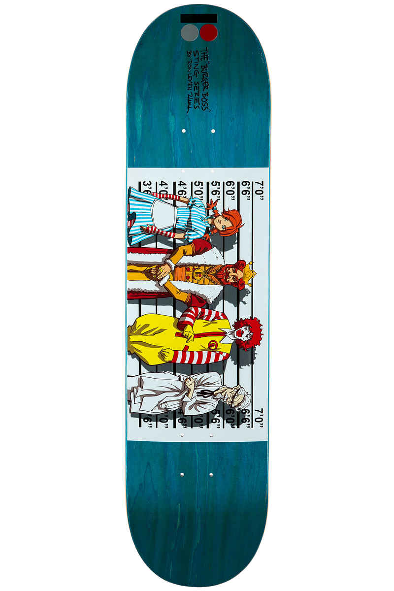 Plan B Team Fast Food 8" Planche Skate (multi)