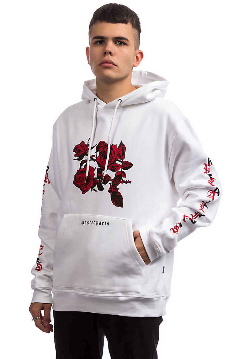 Wasted Paris Real Lies Felpa Hoodie (white 2)