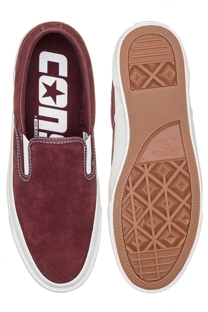 Converse CONS One Star CC Slip Chaussure (dark burgundy white white)