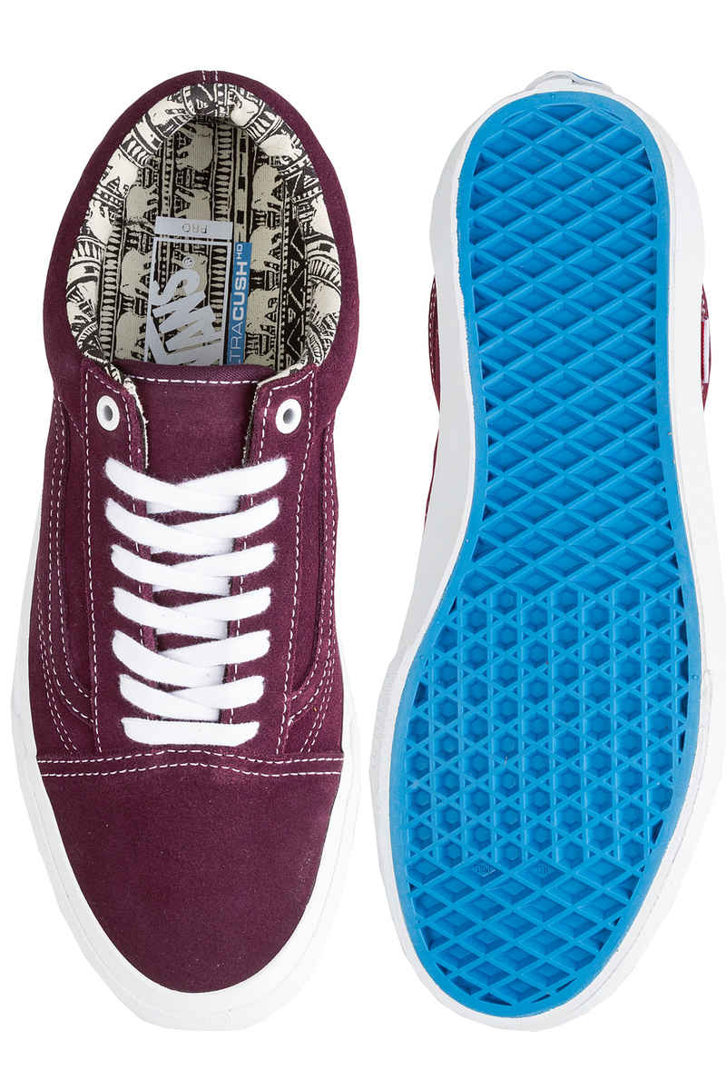 Vans x Ray Barbee Old Skool Pro Shoes (og burgundy)