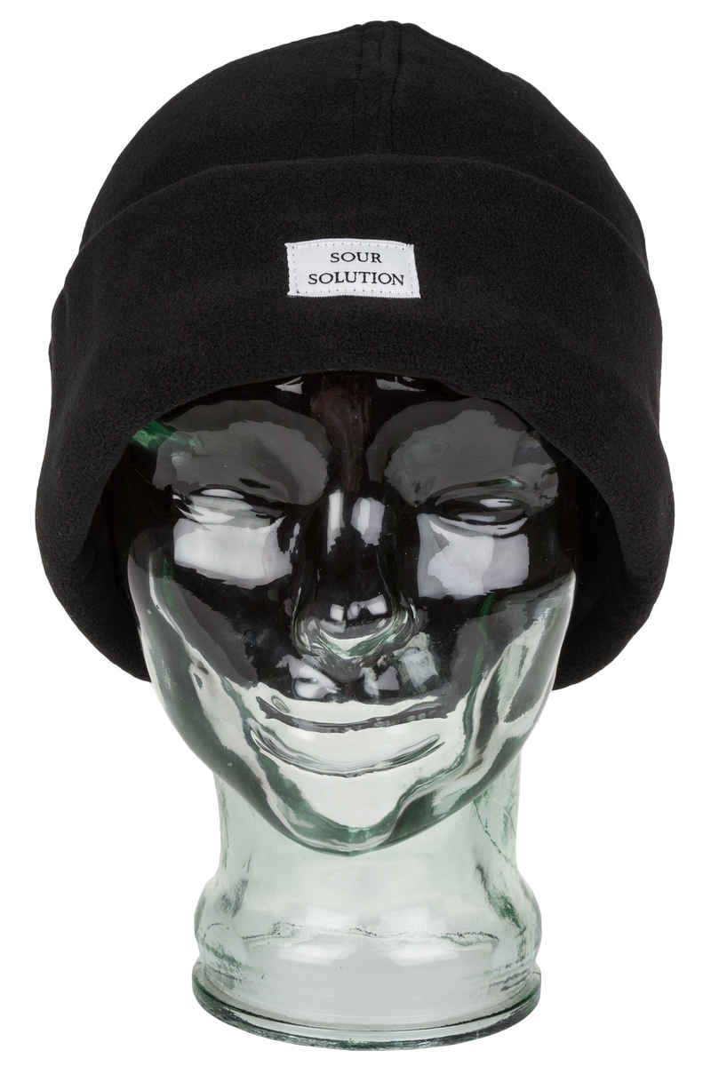 Sour Skateboards Fleece Gorro (black)