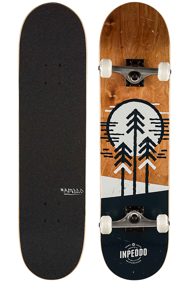 Inpeddo Forest 8" Complete-Skateboard (brown)