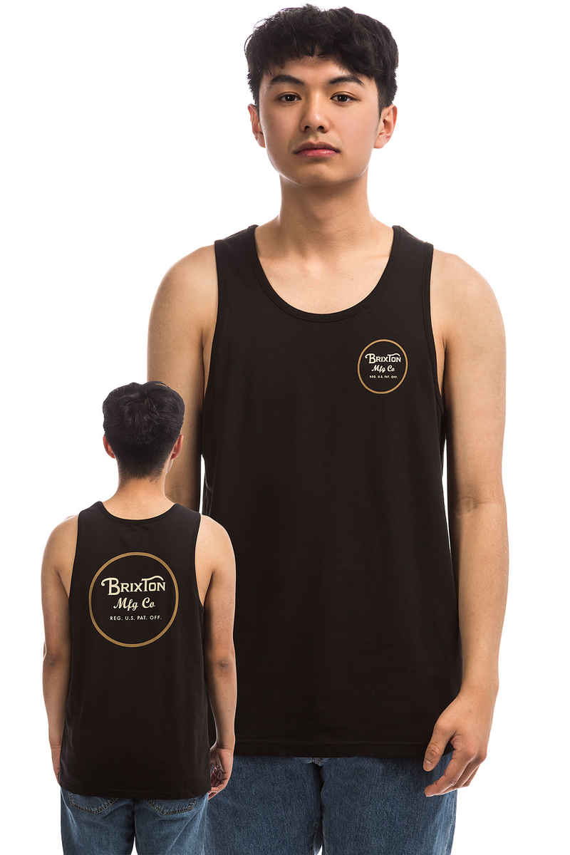 Brixton Wheeler Tank-Top (black bronze)