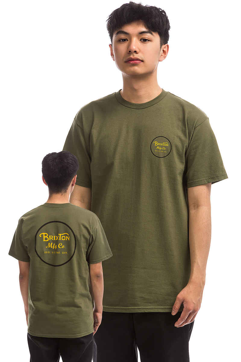 Brixton Wheeler II T-Shirt (olive black)
