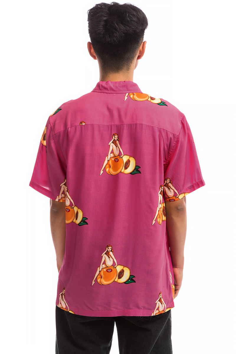 HUF Peachy Shirt (fuchsia)