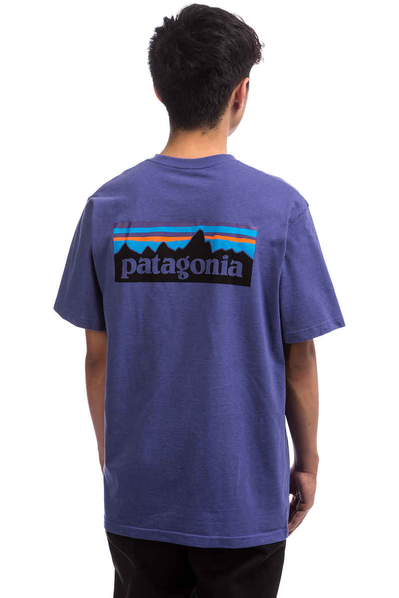 Patagonia P-6 Logo Responsibili T-Shirt (violet blue)