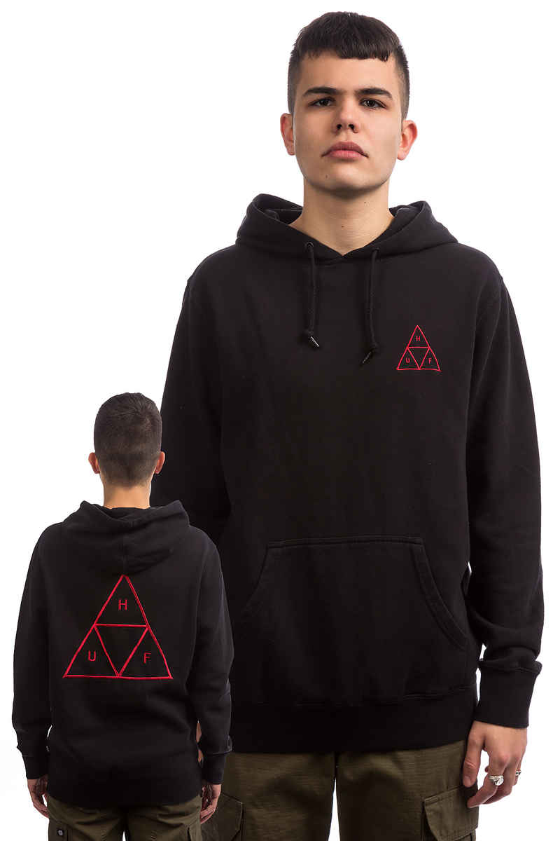 HUF Over Dye TT Hoodie (black)