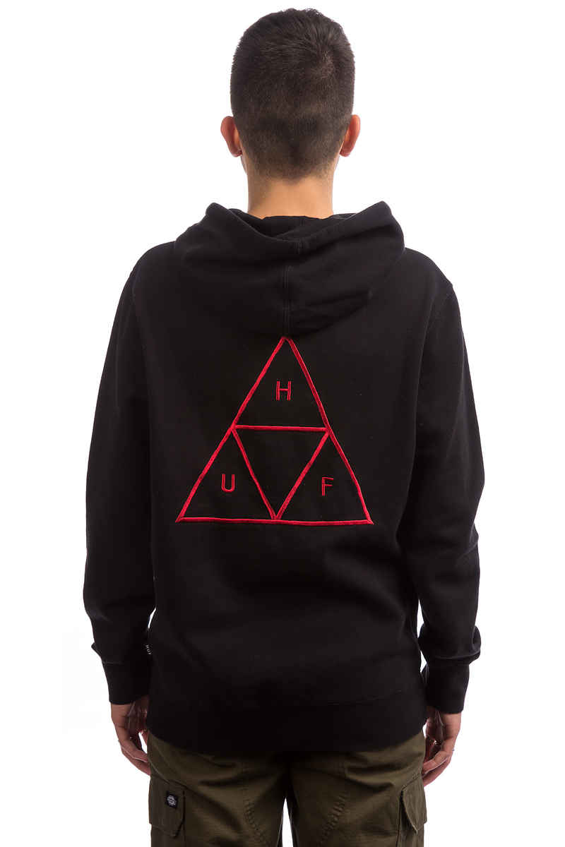 HUF Over Dye TT Hoodie (black)