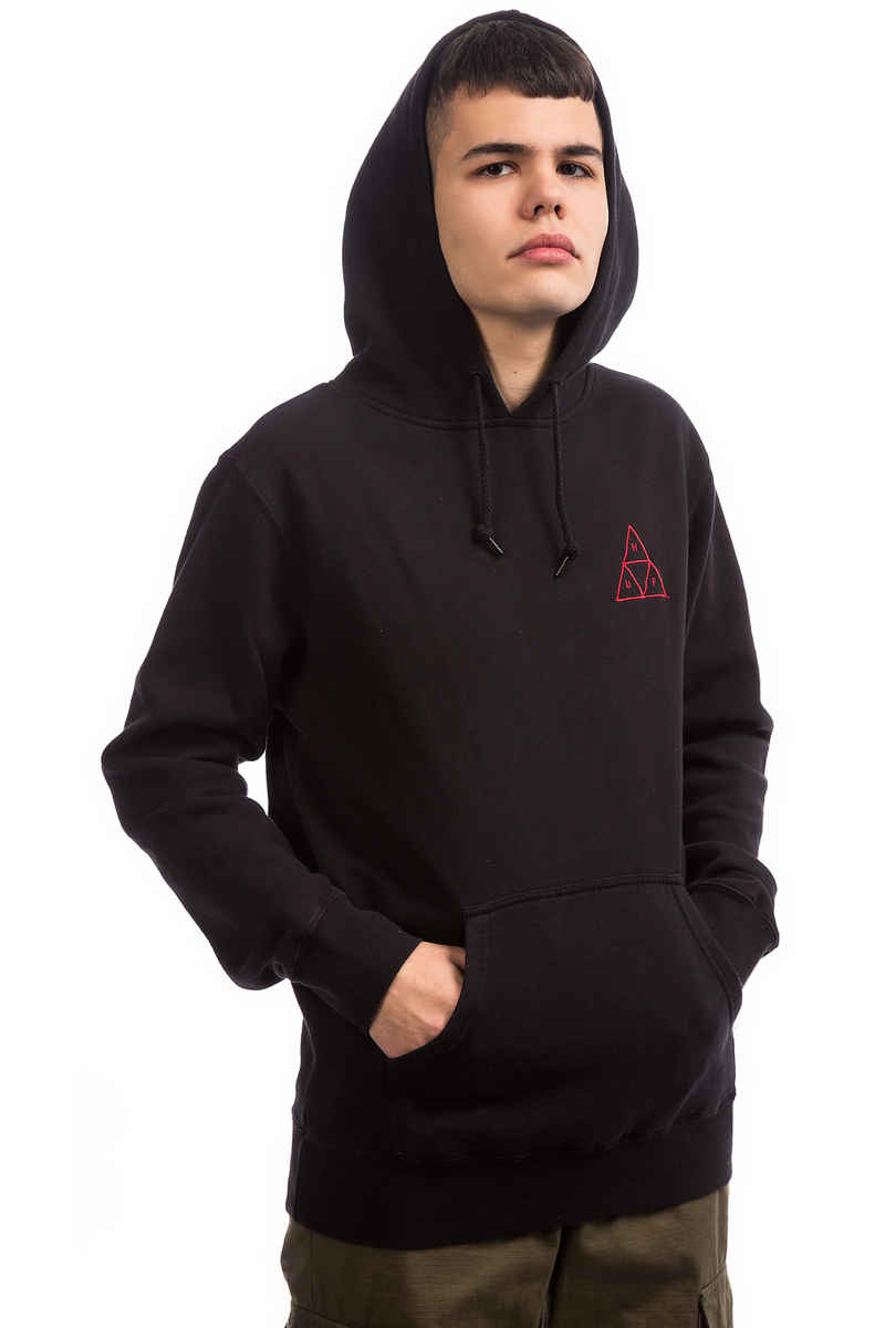 HUF Over Dye TT Hoodie (black)
