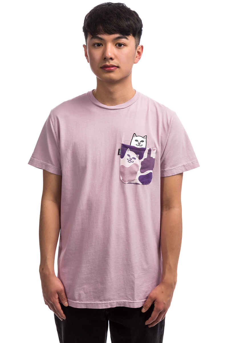RIPNDIP Lord Nermal Camo Pocket T-Shirt (purple camo)