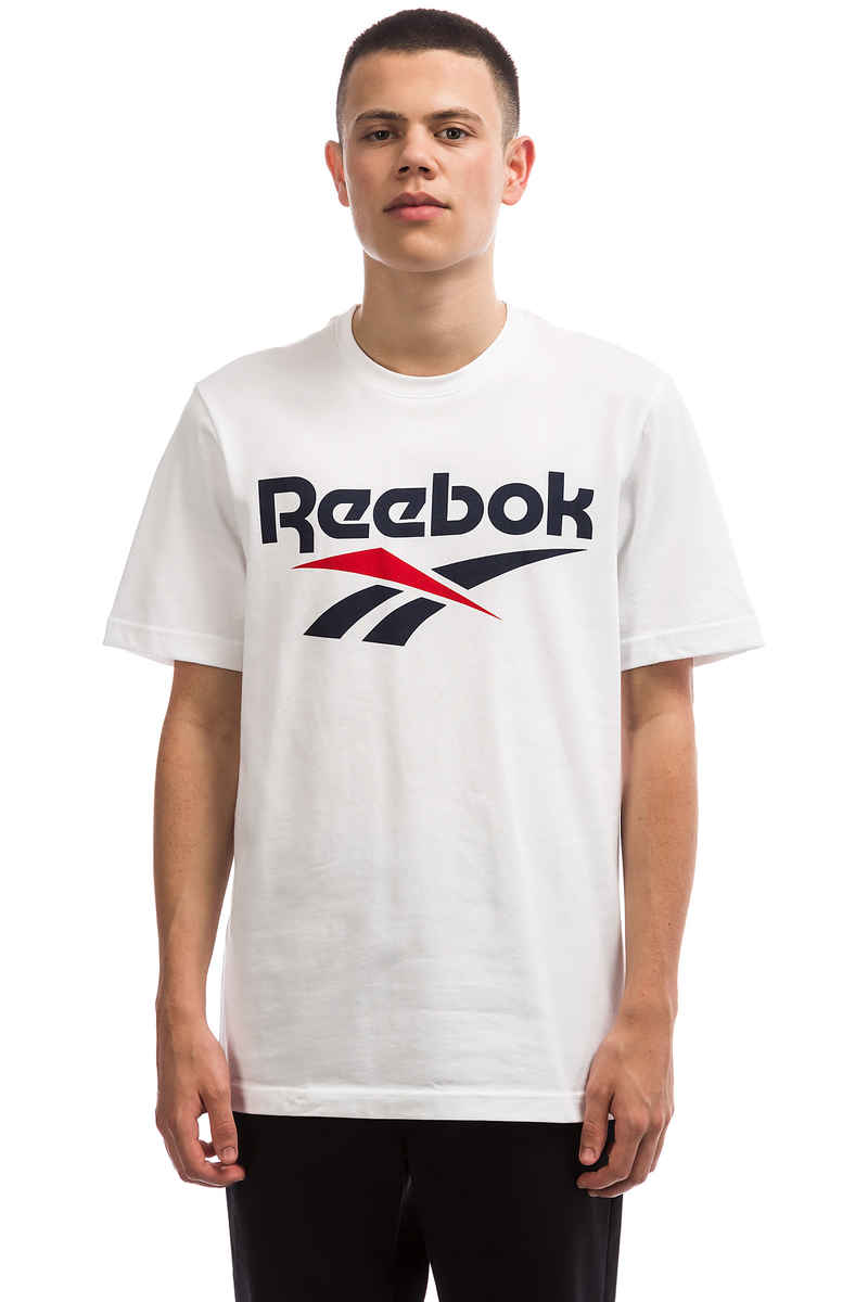 Reebok CL V T-Shirt (white collegiate navy)