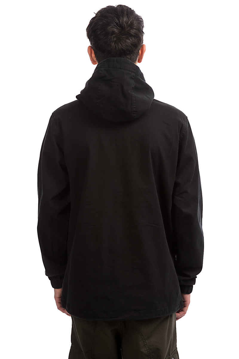 Welcome Scrawl Twill Anorak Jacke (black white)