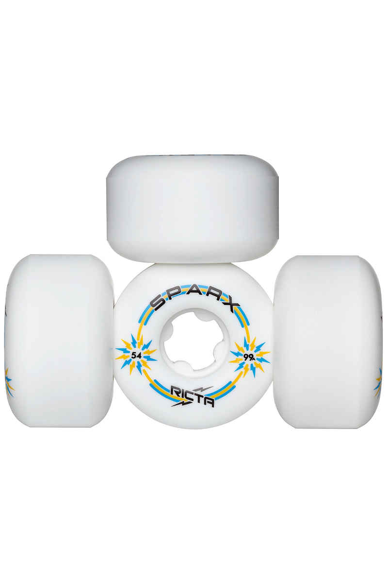 Ricta Sparx Rollen (white teal) 54mm 99A 4er Pack