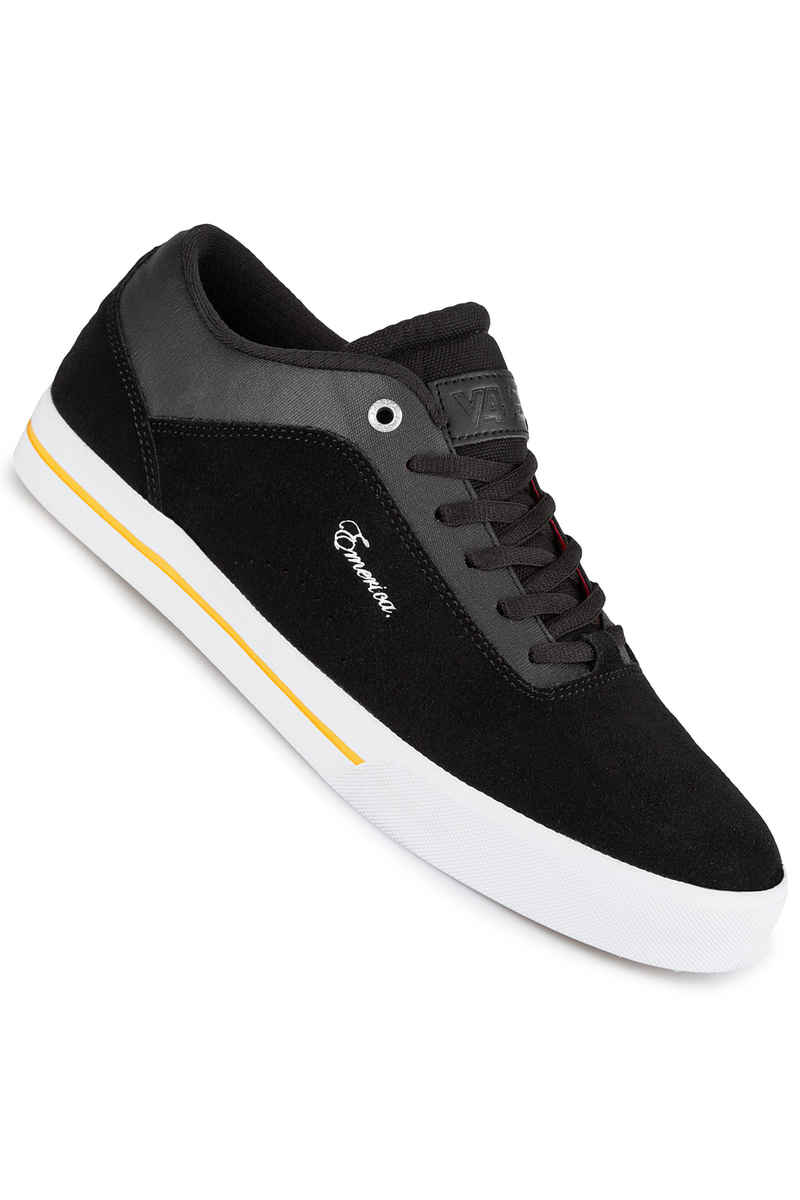 Emerica x Vol 4 G-Code Re-Up Shoes (black white gold)