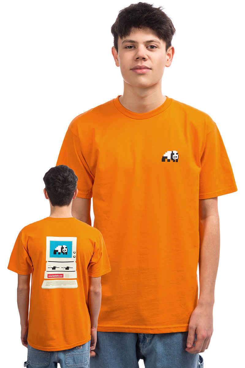 SK8DLX x enjoi Digipanda T-Shirt (orange)