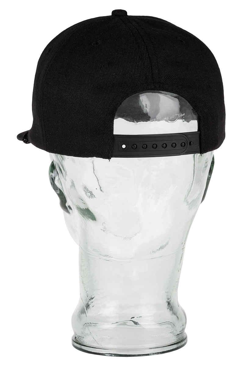 Thrasher Rope Snapback Cap (black black)