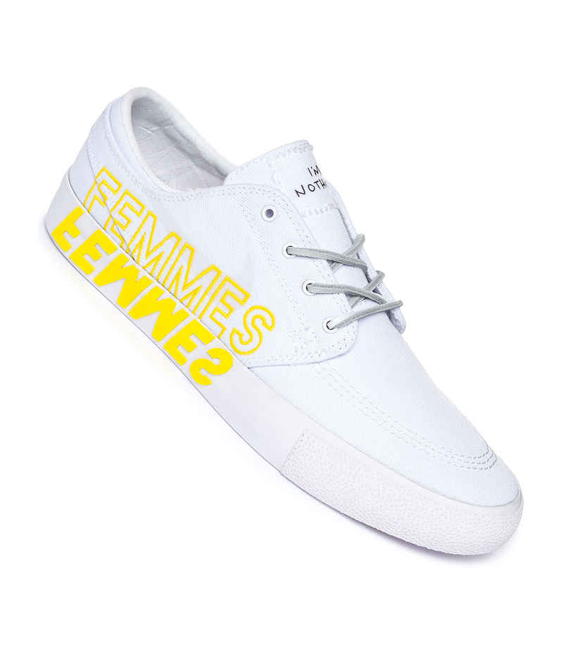 Nike SB x Violent Femmes Zoom Janoski RM QS Schoen (white clear white)