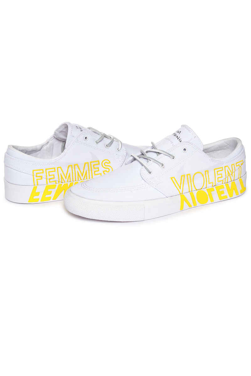 Nike SB x Violent Femmes Zoom Janoski RM QS Schoen (white clear white)