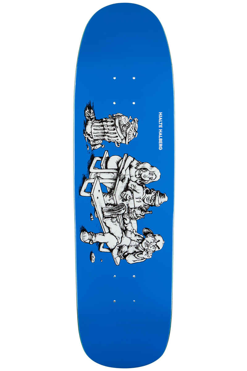 Polar Skateboards Halberg Picknick P9 8.625" Deck (blue)