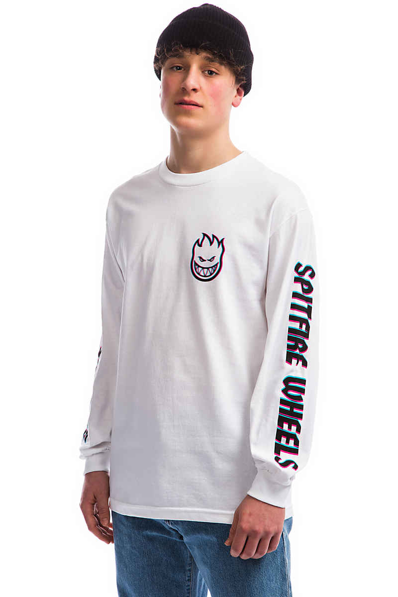 Spitfire Overlay Lil Bighead Hombre Longsleeve (white)
