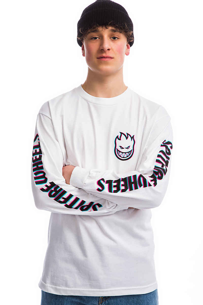 Spitfire Overlay Lil Bighead Hombre Longsleeve (white)