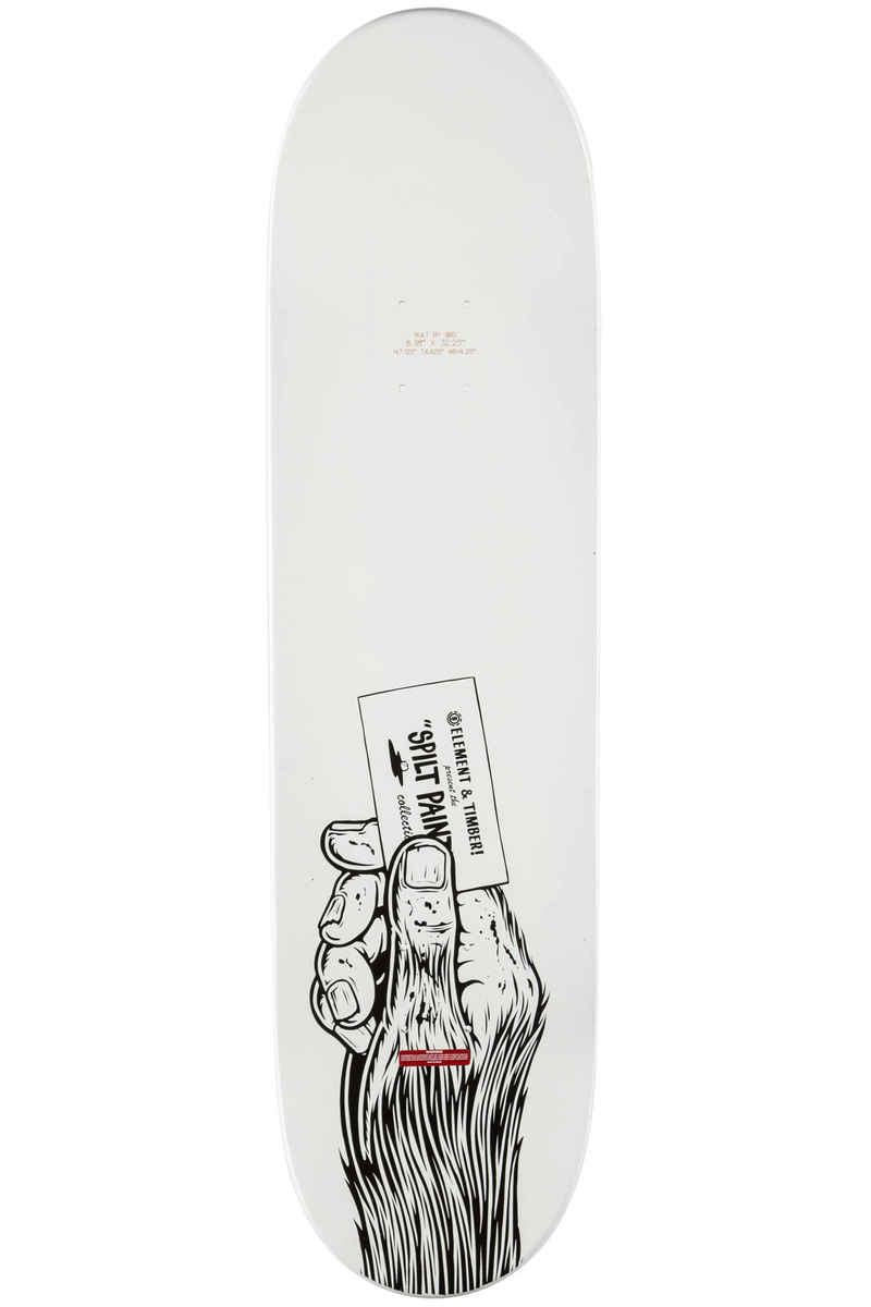Element x Timber Split Paint Sasquatch 8.38" Deck (black white)