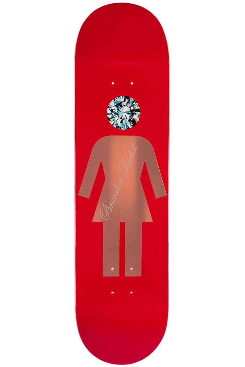 Girl x Diamond Biebel 8.25" Deck (red)