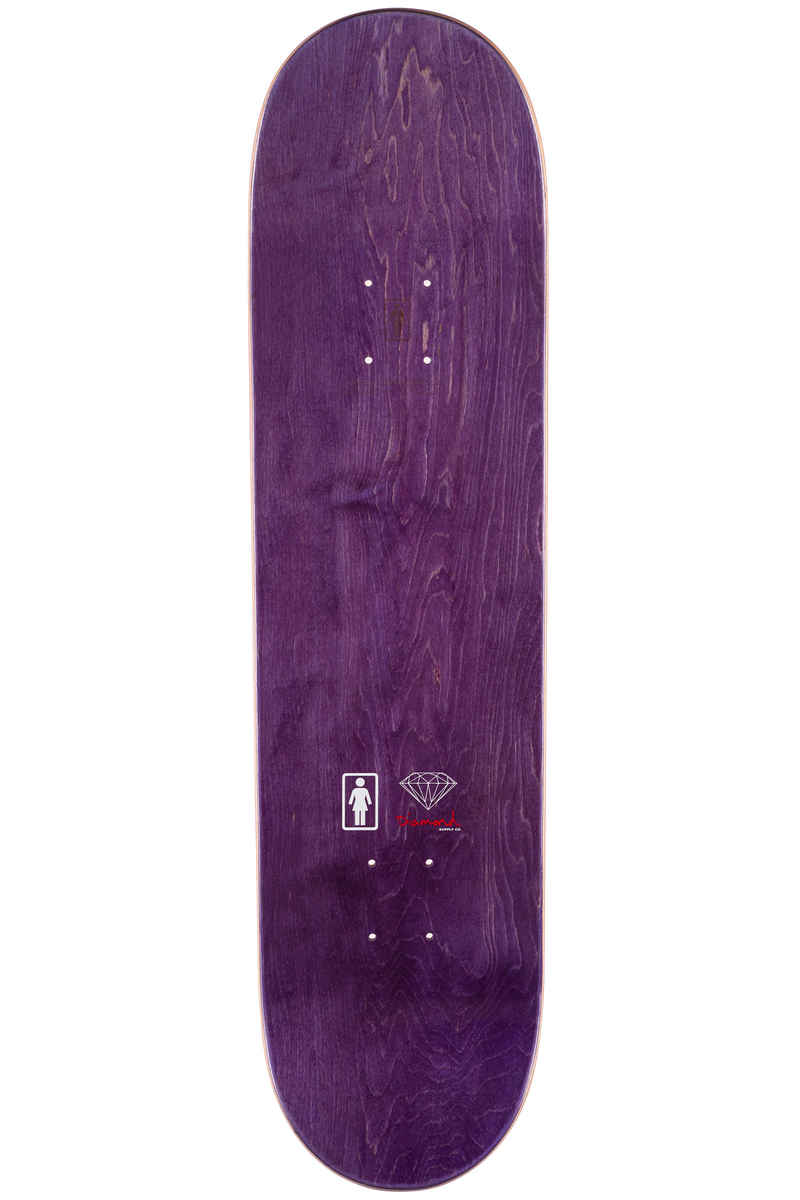 Girl x Diamond Biebel 8.25" Deck (red)