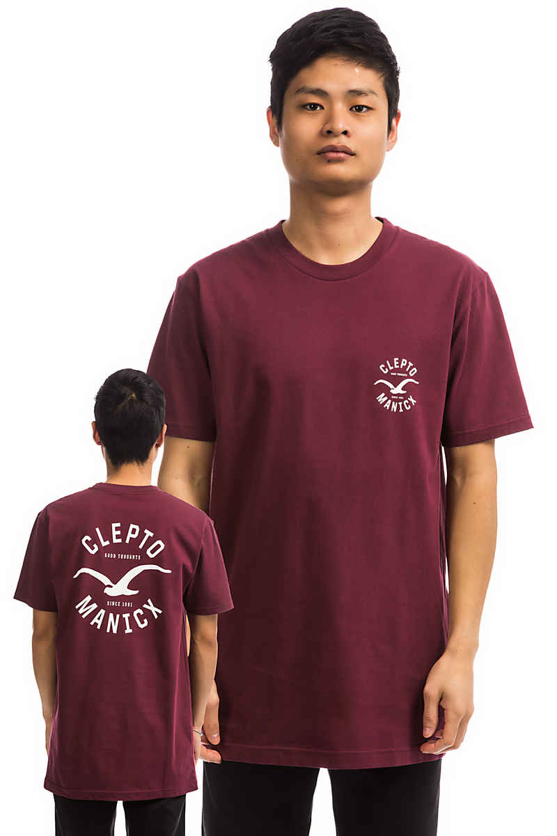 Cleptomanicx Game T-Shirt (windsor wine)