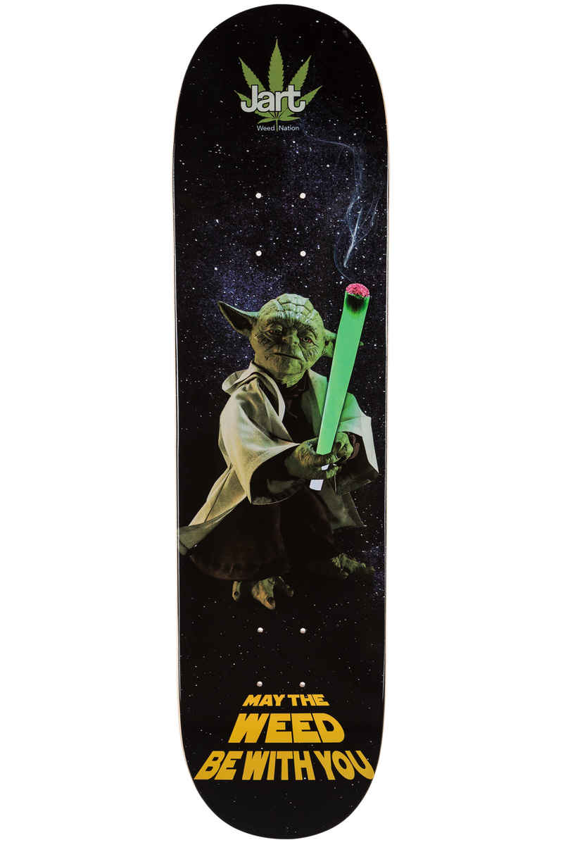 Jart Skateboards Weed Nation Yoda 8" Deck (multi)