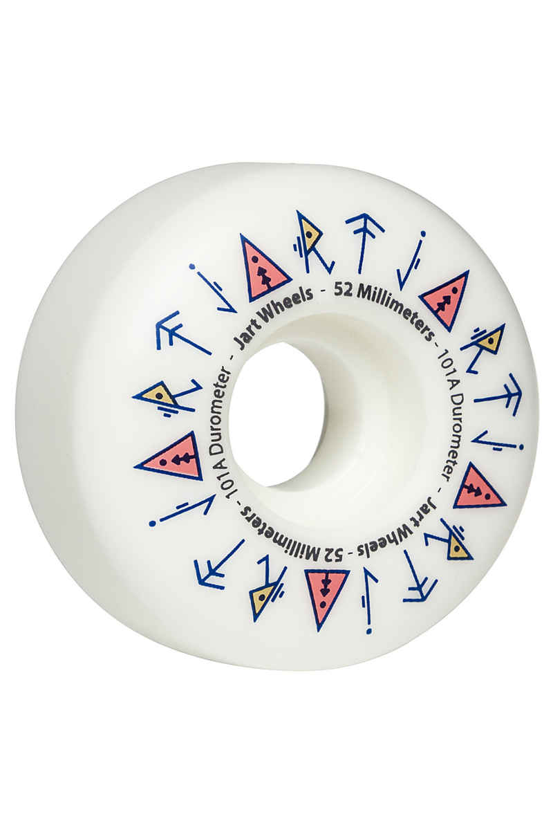 Jart Skateboards Totem Rollen (white) 52mm 101A 4er Pack