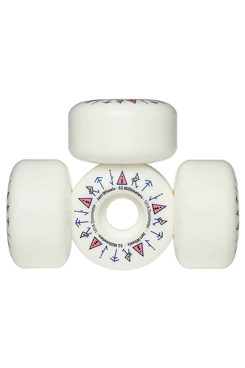 Jart Skateboards Totem Rollen (white) 52mm 101A 4er Pack
