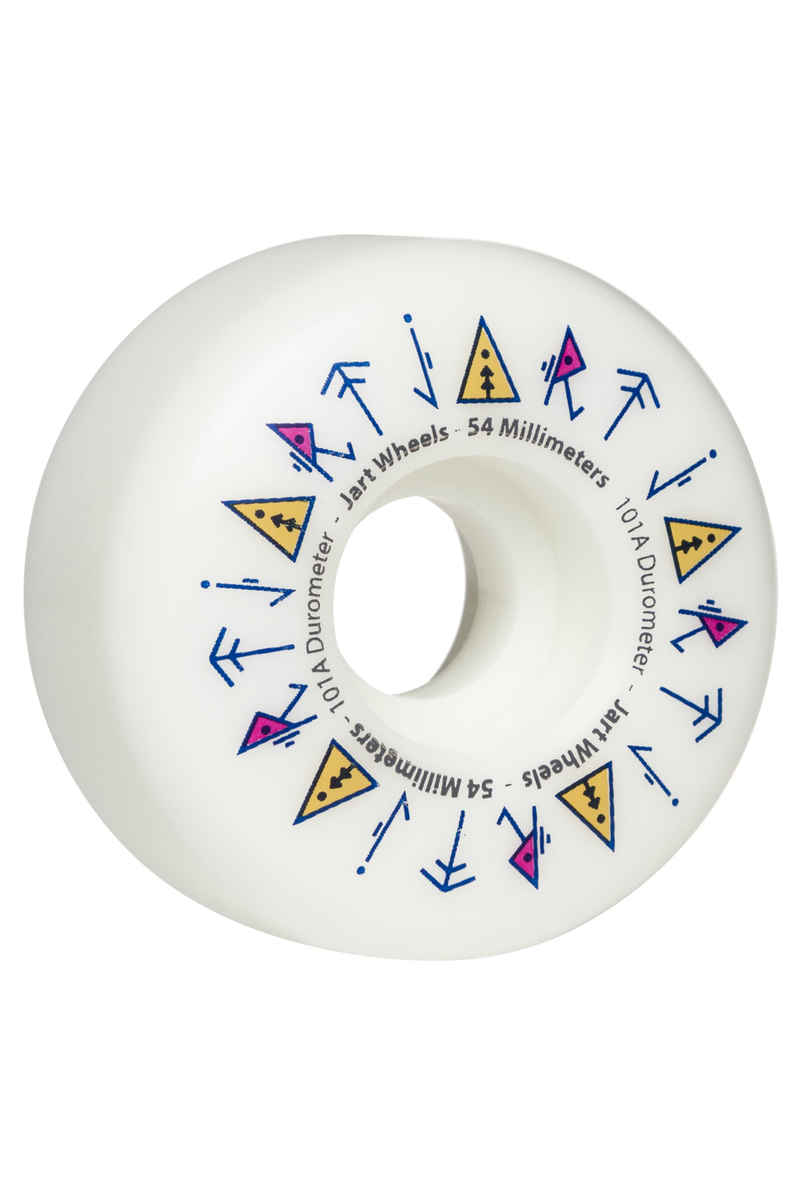 Jart Skateboards Totem Ruote (white) 54mm 101A pacco da 4