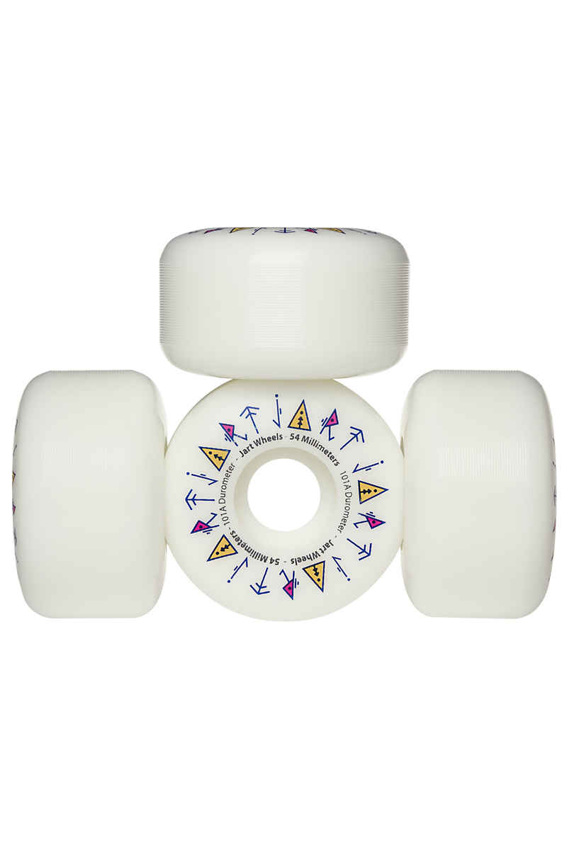 Jart Skateboards Totem Ruote (white) 54mm 101A pacco da 4