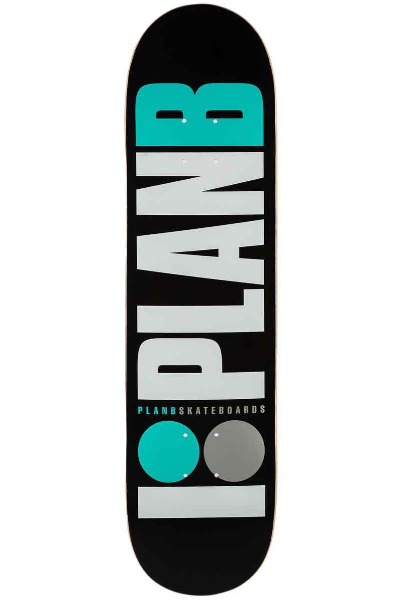 Plan B Team OG 8" Deck (black teal)