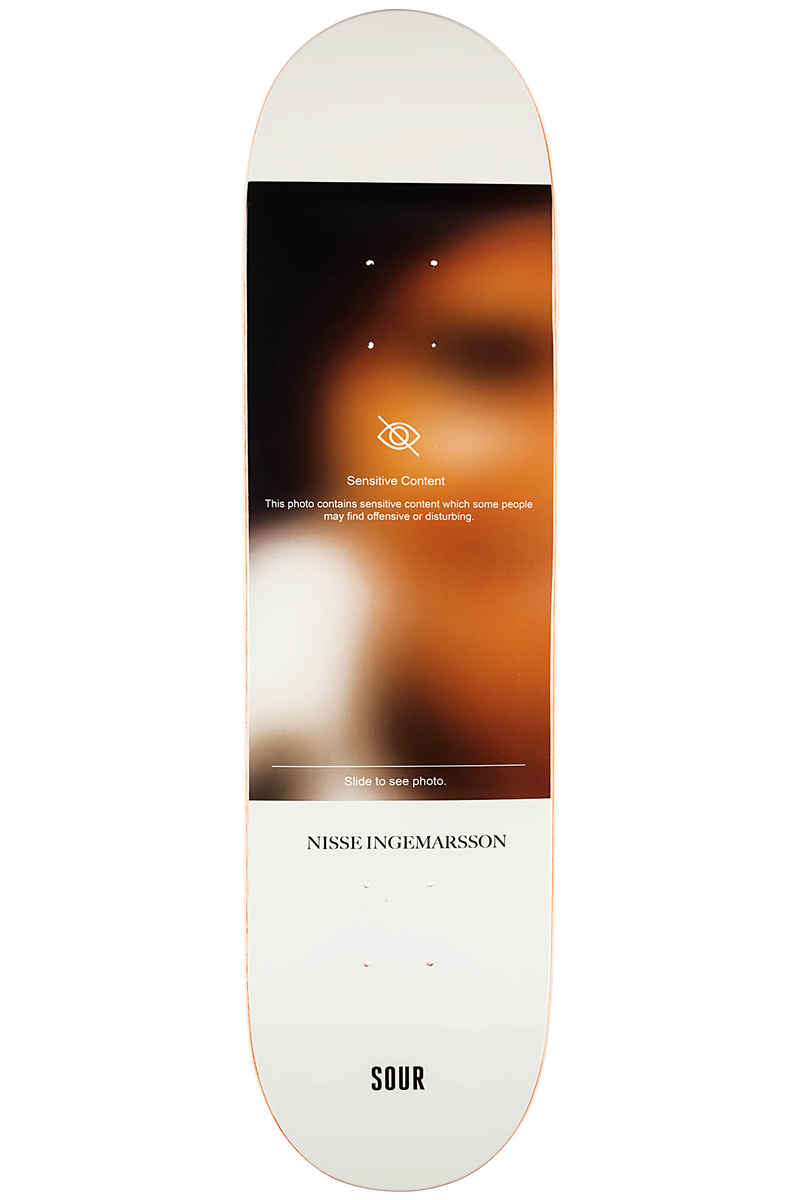 Sour Skateboards Ingmarsson Sensitive Content 8.125" Tabla (white)