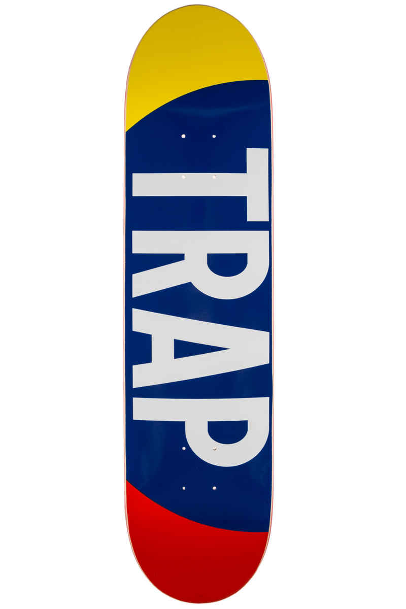 Trap Skateboards Big Logo 8.375" Deck (yellow red)