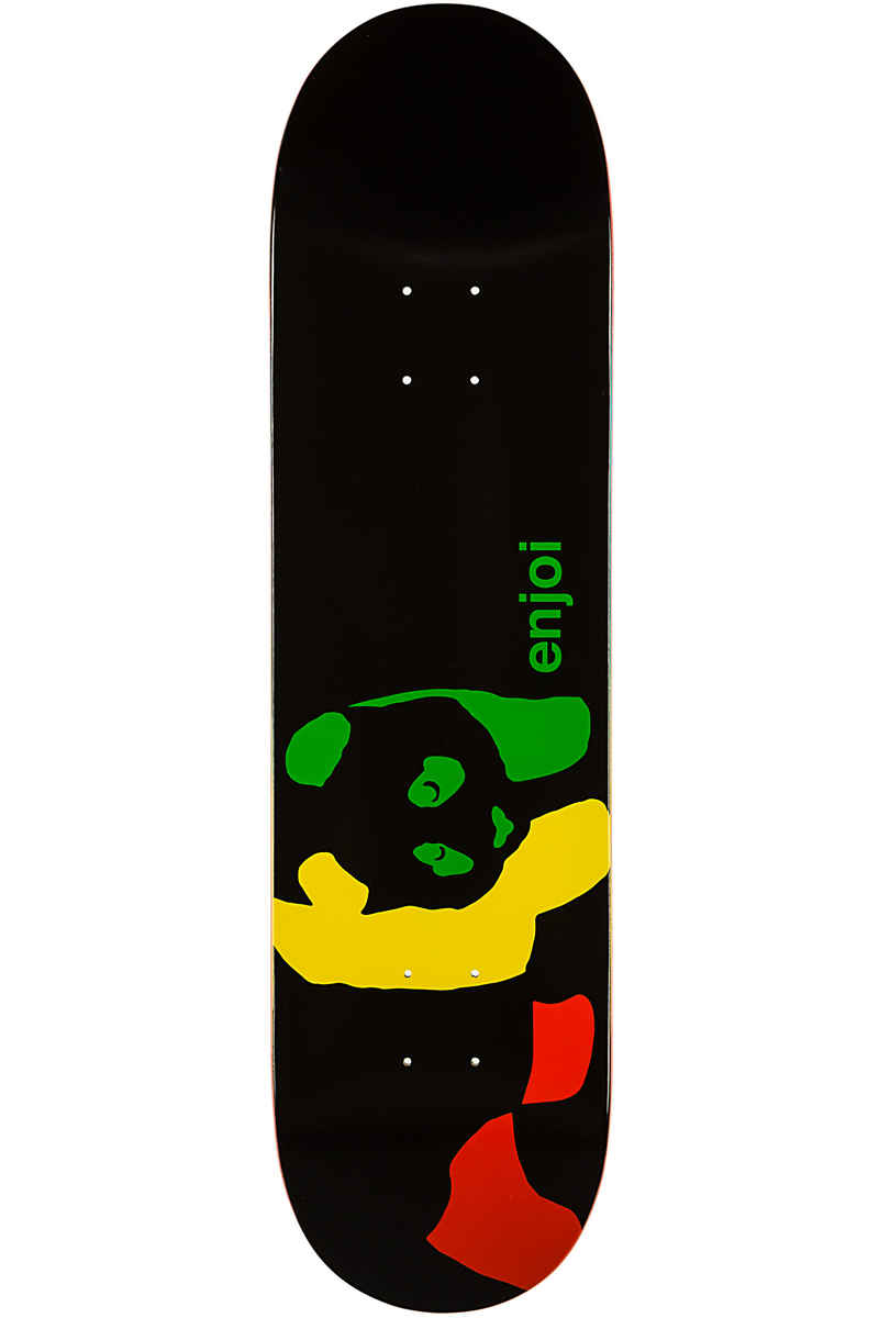 Enjoi Team Rasta Panda 8.25" Deck (black)