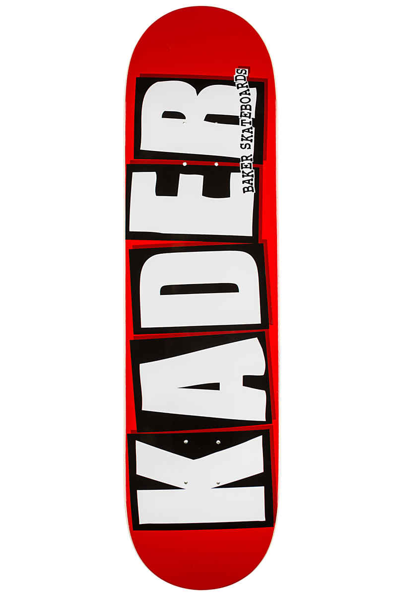 Baker Kader Logo 8" Deck (red)