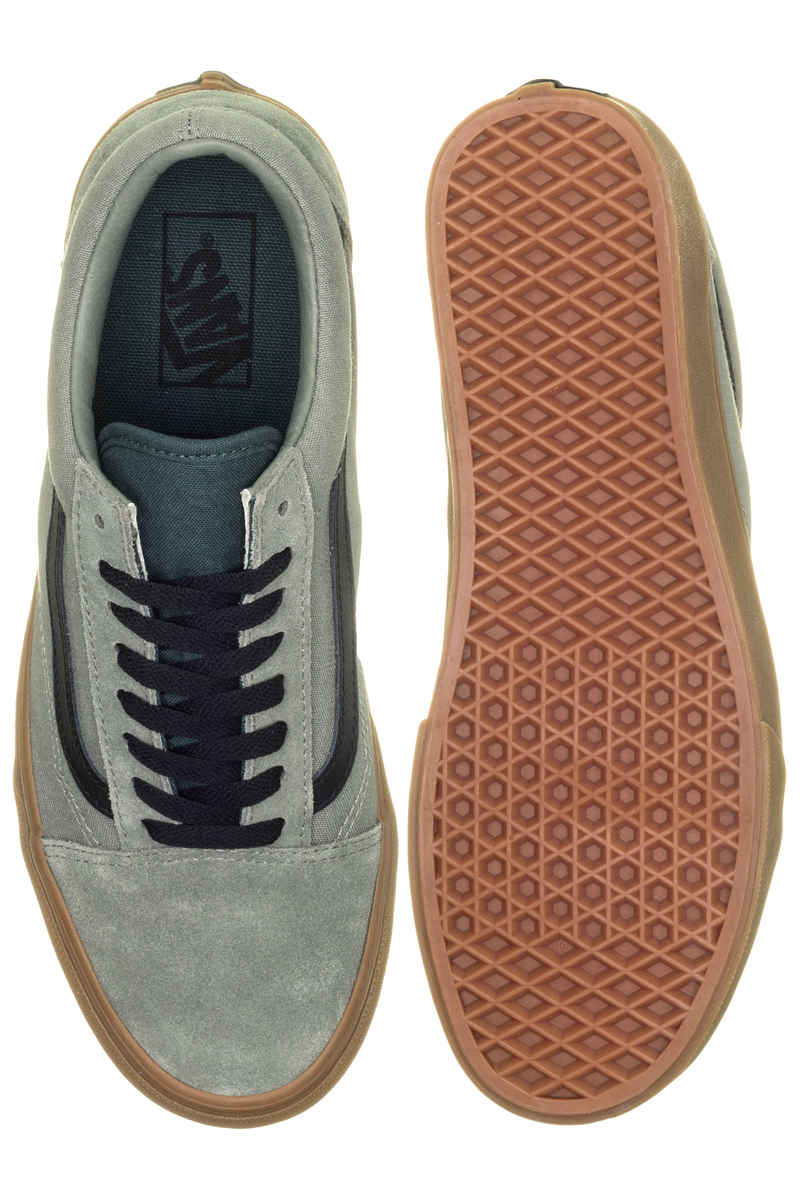 Vans Old Skool Shoes (shadow trekking green gum)