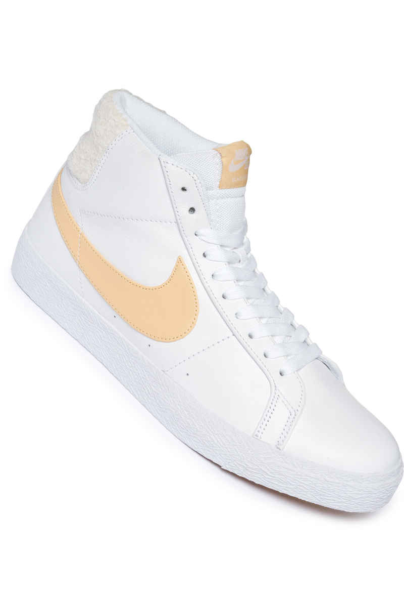 nike sb zoom blazer mid white celestial gold