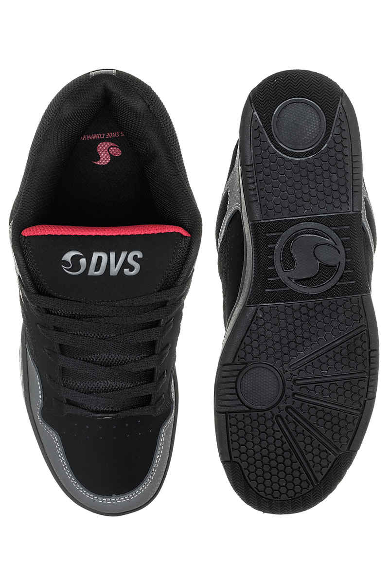 DVS Enduro 125 Nubuck Shoes (black charcoal red)