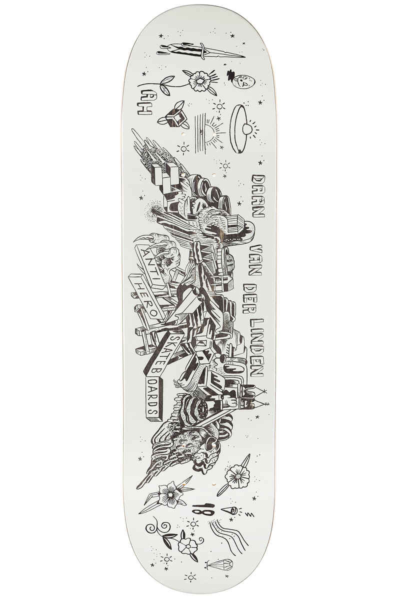 Anti Hero Van Der Linden We Fly II 8.25" Deck (grey)